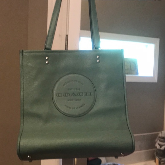 Coach Handbags - Coach Green Tote Bag